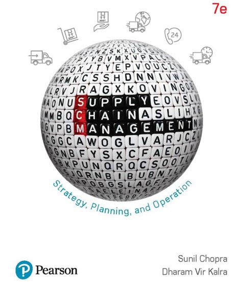 Supply Chain Management By Pearson Buy Supply Chain Management By