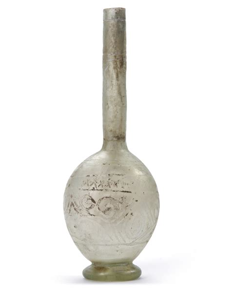 A Persian Glass Bottle 11th 12th Century