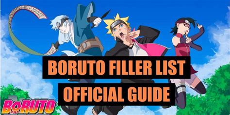 Boruto Filler List The Ultimate Anime Filler Guide January 2021 19