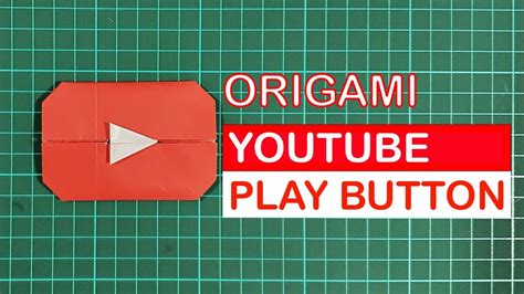 Origami Youtube Play Button The Origami Channel Youtube