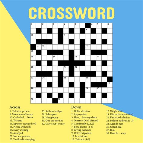 Printable Crosswords For Adults Fun And Educational Printable Blog