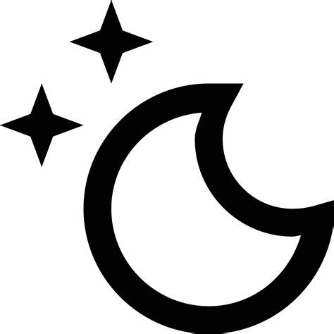Crescent Moon Vector Free At Getdrawings Free Download