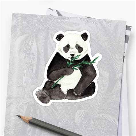 Panda Sticker By Wcplanner Redbubble