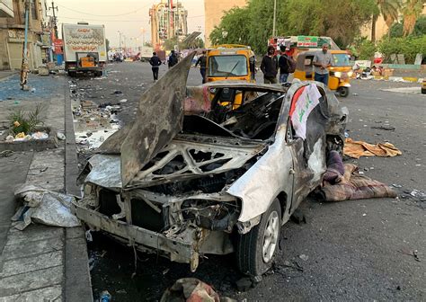5 Protesters Dead In Baghdad Violence Car Bomb Explodes Between Key