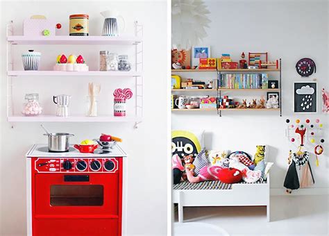 Shelves and bins for organizing kids rooms. Modern Wall Shelves for Kids ⋆ Handmade Charlotte