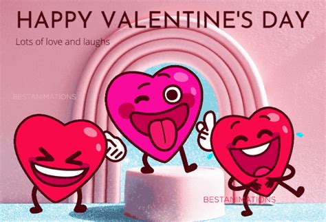 Happy Valentines Day Hearts Gif