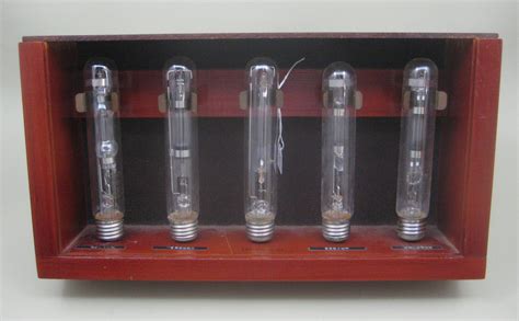 Set Of Gas Discharge Tubes Physics Museum The