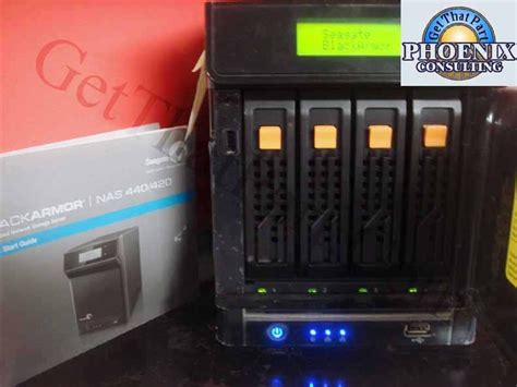 Seagate Nas440 Nas 440 4tb Blackarmor Network Storage Server Drive