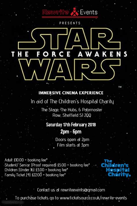 Star Wars Immersive Cinema Screening Sat 17th Feb 2018 Fantha Tracks