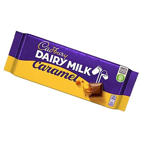 Cadbury Dairy Milk Caramel 120g Bar Economy Candy