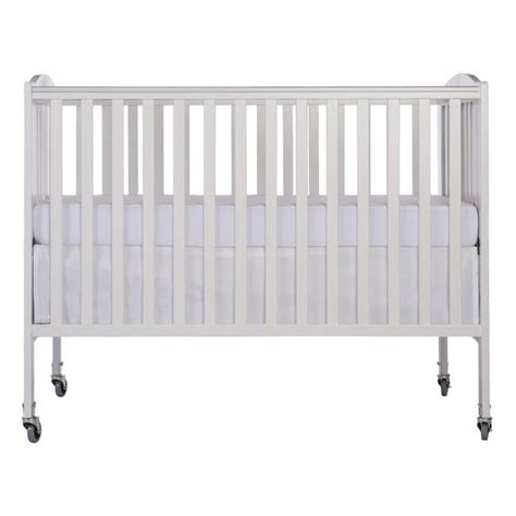 dream on me dream on me white folding full size crib in the cribs department at