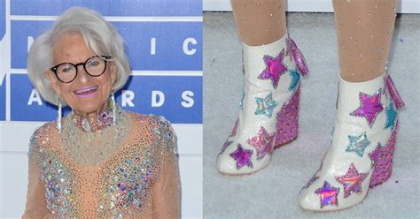 88 Year Old Baddie Winkle Steals The Show In Sparkly Nude Bodysuit