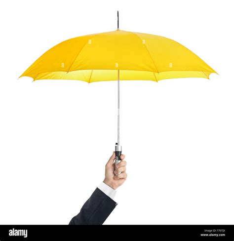 Hand With Umbrella Stock Photo Alamy
