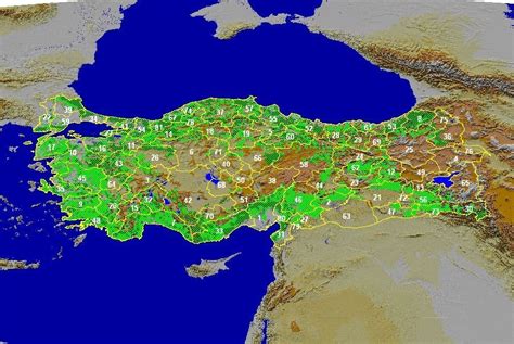 Turkiye Uydu Haritasi