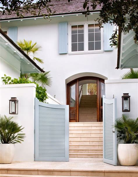 Square footage depending on the paint brand, the color, the material of the surface you are painting, and the paint's finish, the square footage a single. American Entryway Front Facade by Bevolo Gas & Electric Lights | Exterior house colors, White ...
