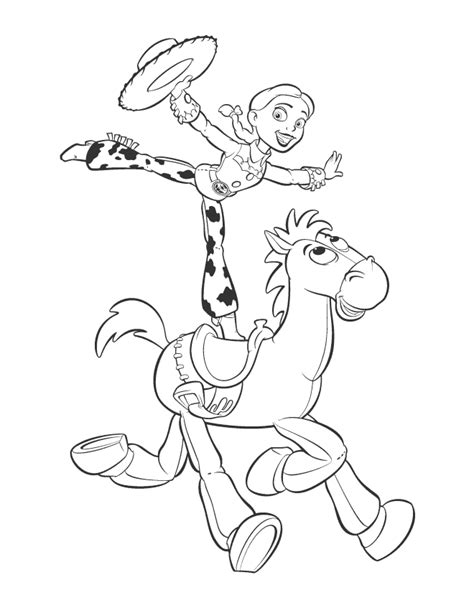 Here are the top 20 coloring pages of toy story that your child will surely find interesting: Jessie Toy Story Coloring Pages - Coloring Home