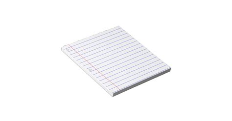 Diy Custom Notebook Paper Block With Thin Lines Notepad Zazzle