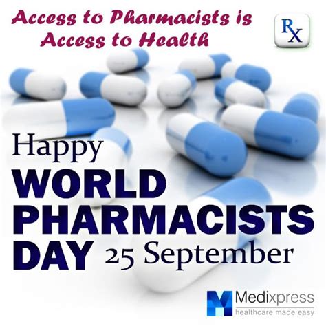 Every year, world pharmacist's day is celebrated with great enthusiasts.the world is celebrating this day to thank those pharmacists who pay extra attention to the health care of the people. Happy World Pharmacists Day..!! www.medixpres.com/ | World ...