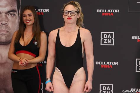 Heather Hardy Bellator 222 Ceremonial Weigh Ins Mma Junkie