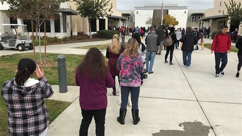 Students At Clovis North High School In Northeast Fresno Held In