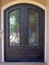 Double Entry Doors Wrought Iron Images