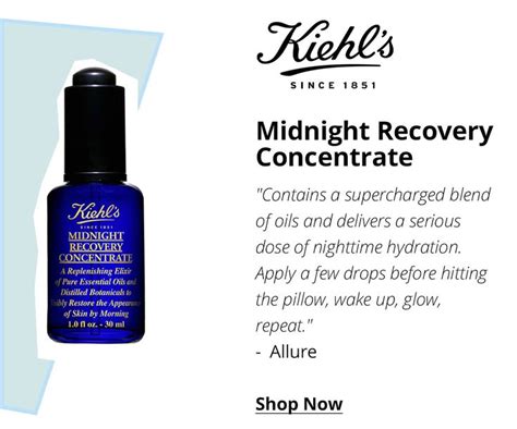 Kiehls Midnight Recovery Concentrate Facial Oil 30ml Kiehls Midnight