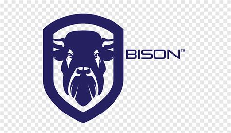 Logo Brand American Bison Bison Logo Blue Company Png Pngegg