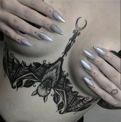 Update More Than 75 Underboob Bat Tattoo Super Hot Incdgdbentre