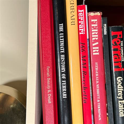 Set Of Ferrari Coffee Table Books