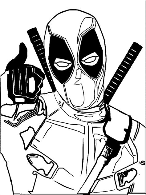 Download and print these tv & film, wolverine coloring pages for free. Coloring Pages Of Deadpool - Coloring Home
