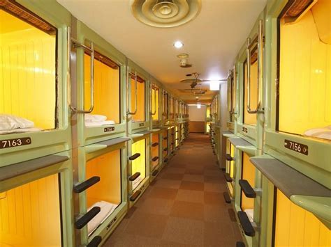 Ready to stay in a home that's not your home? Shinjuku Kuyakusho-mae Capsule Hotel Tokyo, Japan ...