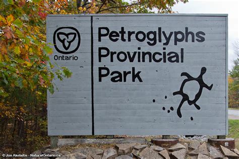 Petroglyphs Provincial Park Natural Ontario