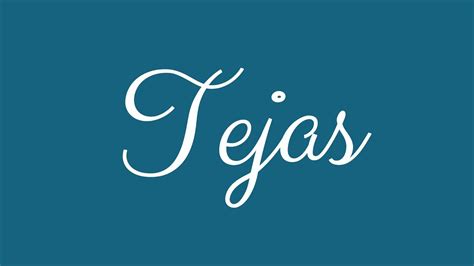 Learn How To Sign The Name Tejas Stylishly In Cursive Writing Youtube