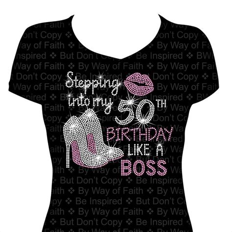 However, if you are unsure what to get, consider buying something that he or she enjoys. Stepping Into My 50th Birthday Like a Boss Bling ...