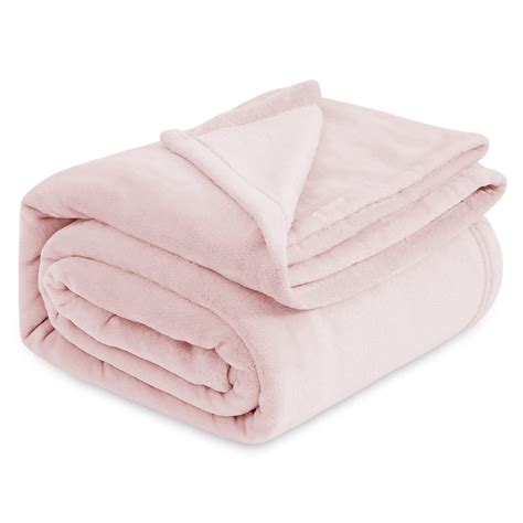 Bedsure Fleece Blankets King Size Pink Bed Blanket Soft Lightweight