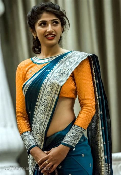 Roshni Prakash Kannada Actress Hot Sari Pics