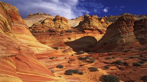 Canyon Arizona Antelope Canyon Rock Formations Wallpapers Hd