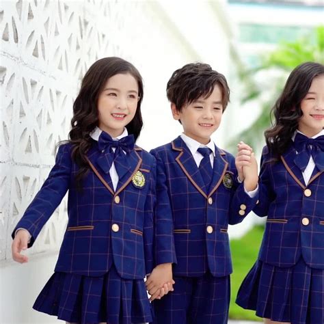 High Quality Kids School Clothes Primary School Uniform Designs