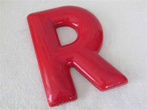 Letter R Vintage Cherry Red Marquee Sign Letter 9 Inches Etsy