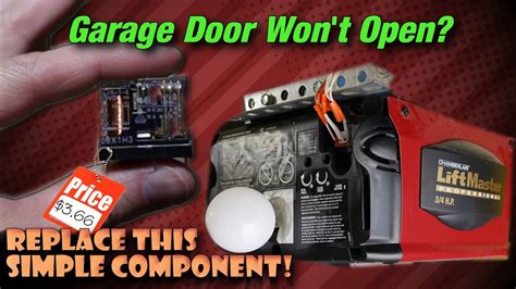How To Fix A Chamberlain Garage Door That Wont Open Liftmaster