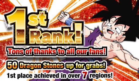 Maybe you would like to learn more about one of these? 1st Place Achieved! | News | DBZ Space! Dokkan Battle Global
