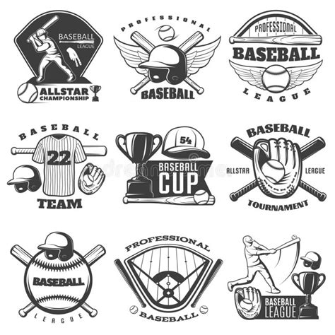 Sports Teams Emblems Set Stock Illustrations 28 Sports Teams Emblems