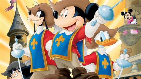 Mickey Donald Goofy The Three Musketeers Poster 1920x1080 Wallpaper