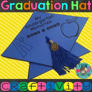 When i graduated sixth grade, my parents bought me this cool graduation while creating end of the year products, i had this crazy idea that maybe students in the classroom could make their own version of the signature bear! Graduation Craft for End of Year - Kindergarten Preschool ...