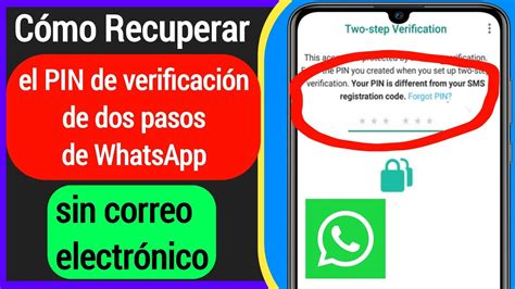 Cómo Recuperar El Pin De Verificación De Dos Pasos De Whatsapp Sin