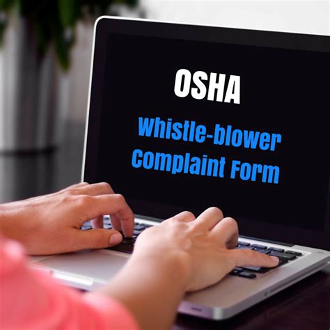 Healthcare Compliance Solutions Inc Online Complaint Forms For Osha