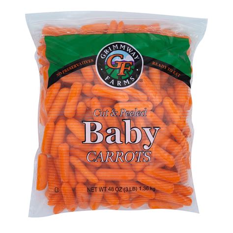 Baby Carrots Cut And Peeled 136kg Costco Uk