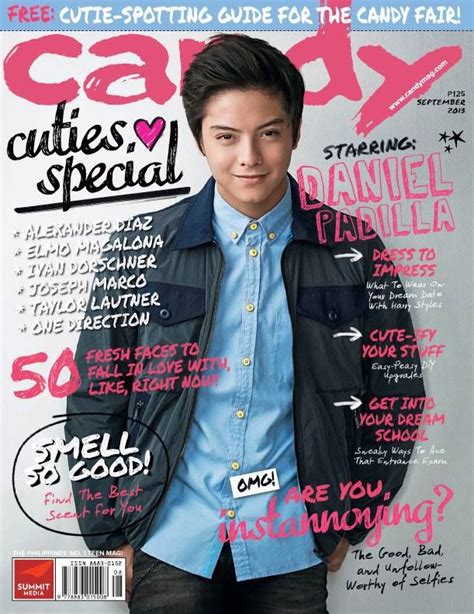 pin by magazine covers and other stuf on candy magazine philippines daniel padilla daniel