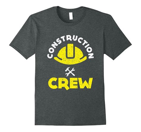 Funny Construction Crew T Shirt Birthday Party T 2 Cd Canditee