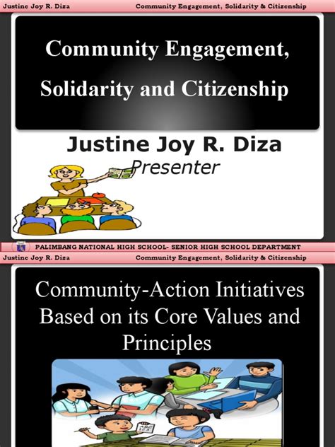 Community Engagement Solidarity And Citizenship Pdf Social
